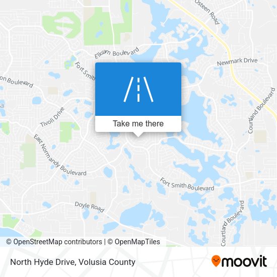 North Hyde Drive map