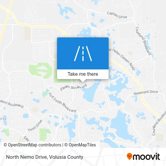 North Nemo Drive map