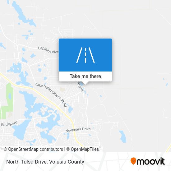 North Tulsa Drive map