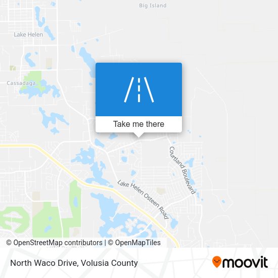 Mapa de North Waco Drive