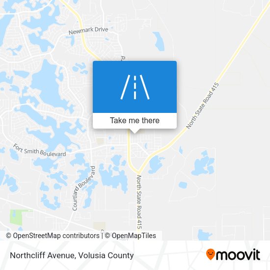Northcliff Avenue map