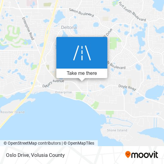 Oslo Drive map