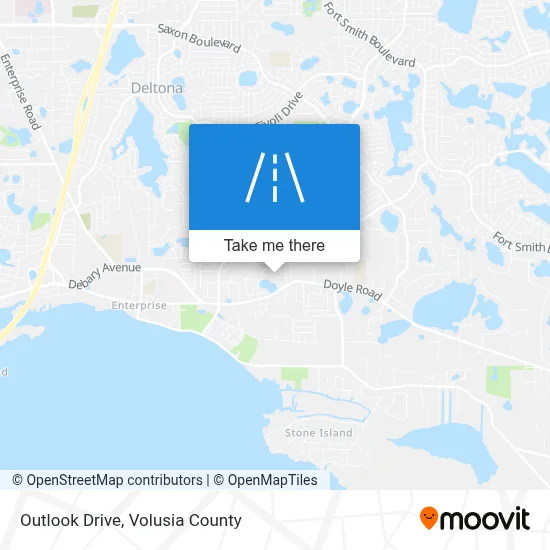 Outlook Drive map