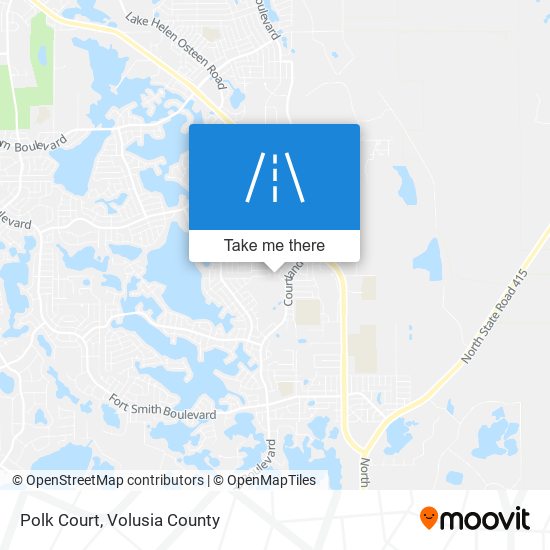 Mapa de Polk Court