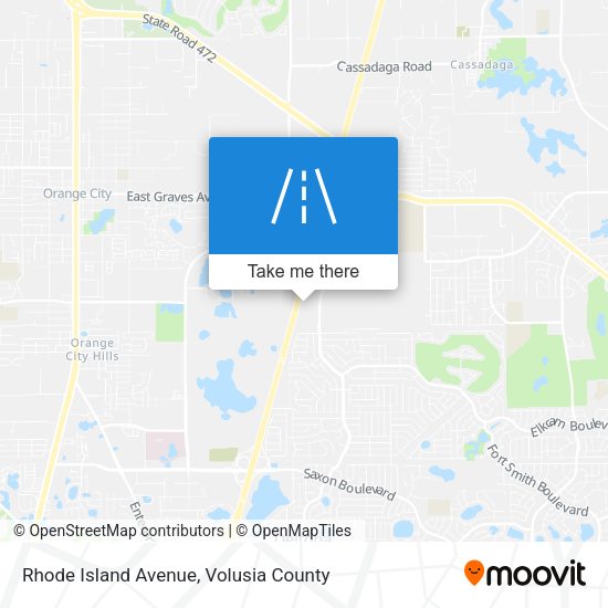 Rhode Island Avenue map