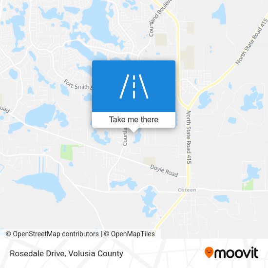 Mapa de Rosedale Drive