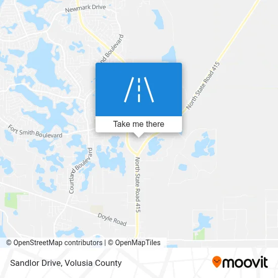 Sandlor Drive map