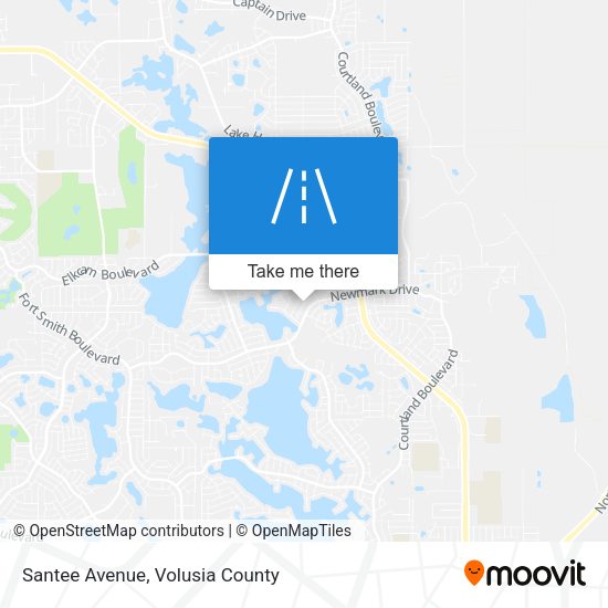 Mapa de Santee Avenue