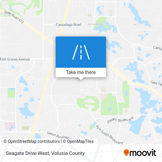 Mapa de Seagate Drive West
