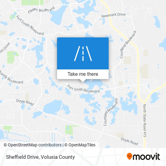 Mapa de Sheffield Drive