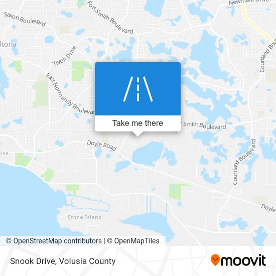 Snook Drive map