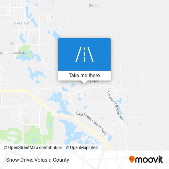 Snow Drive map