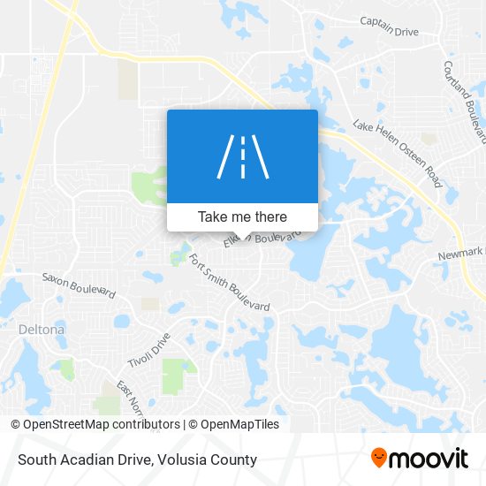 Mapa de South Acadian Drive