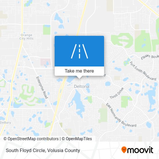 South Floyd Circle map