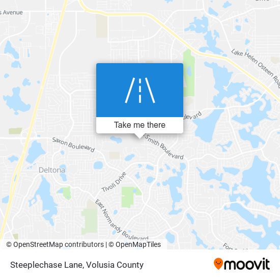 Mapa de Steeplechase Lane