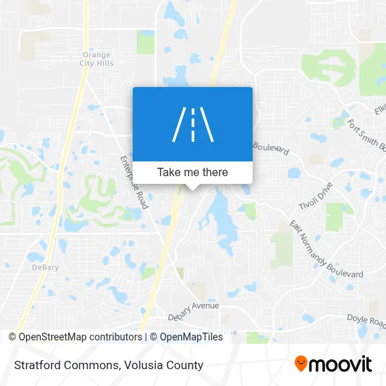 Stratford Commons map