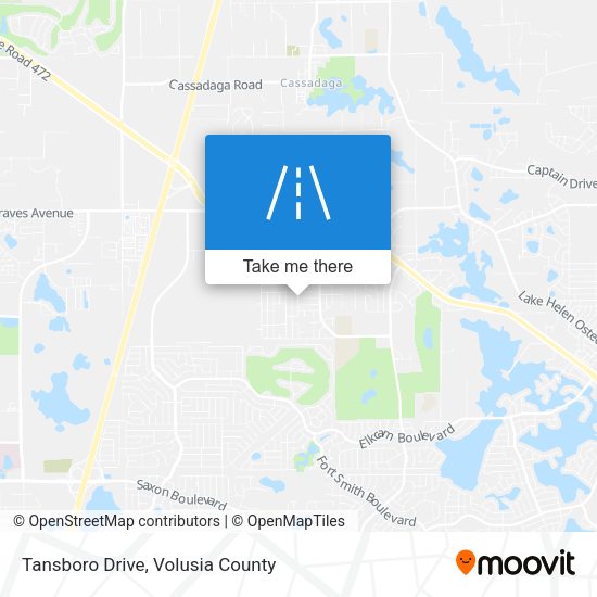 Tansboro Drive map