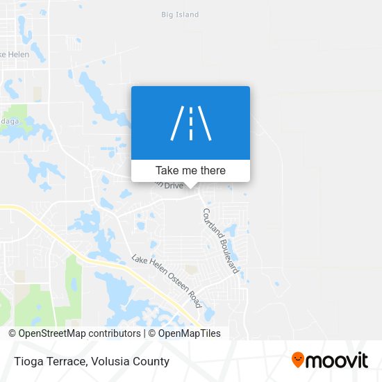 Mapa de Tioga Terrace