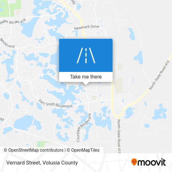 Vernard Street map