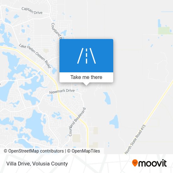 Villa Drive map
