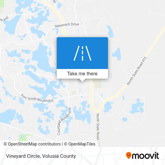 Vineyard Circle map