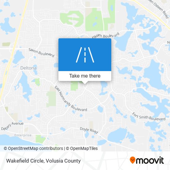 Mapa de Wakefield Circle