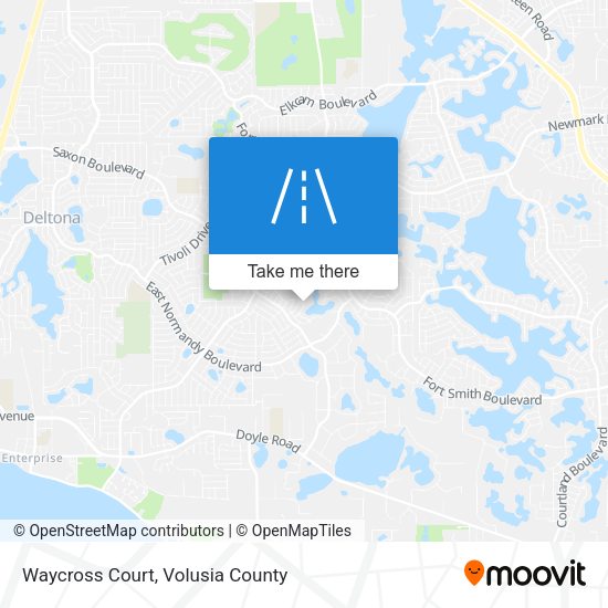 Mapa de Waycross Court