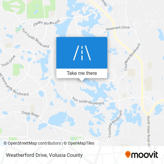 Weatherford Drive map