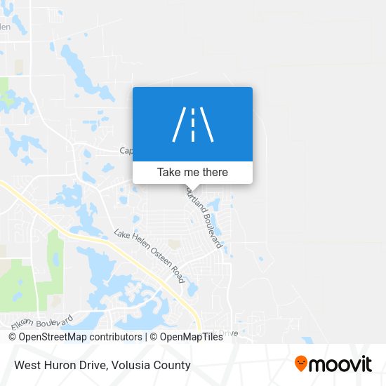 West Huron Drive map