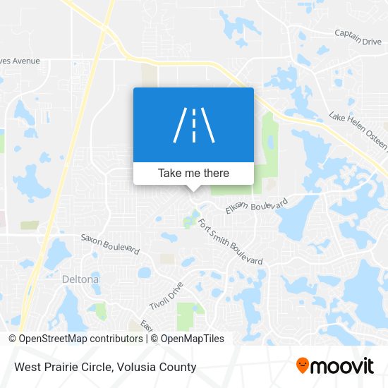 West Prairie Circle map
