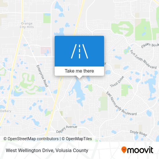 West Wellington Drive map