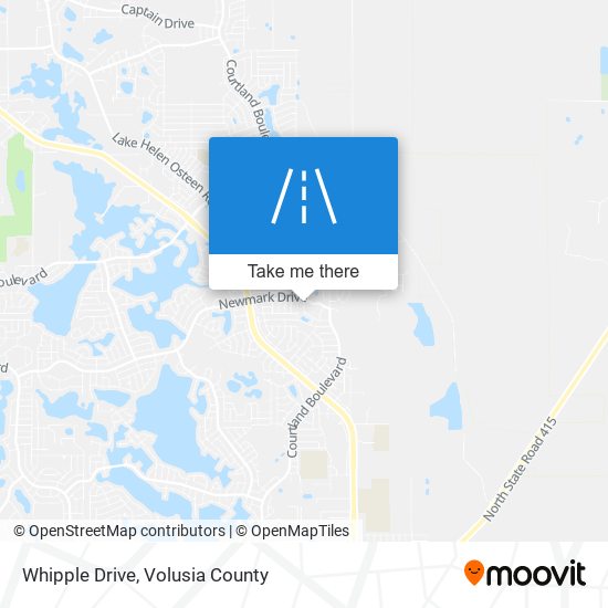 Whipple Drive map