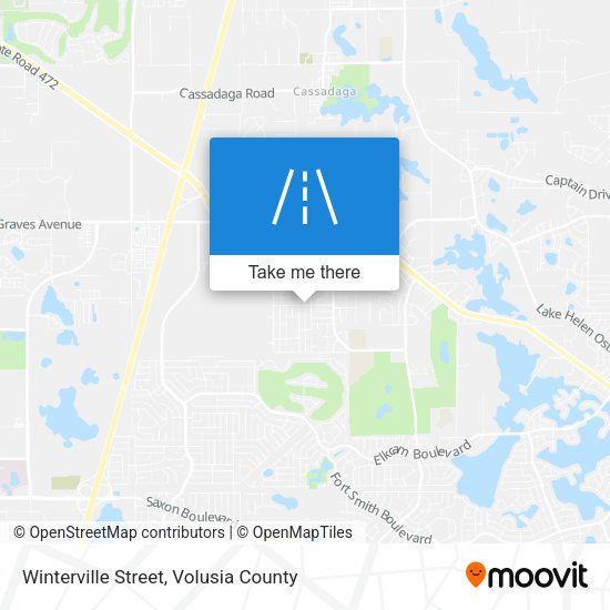 Winterville Street map