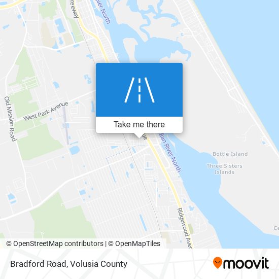 Bradford Road map