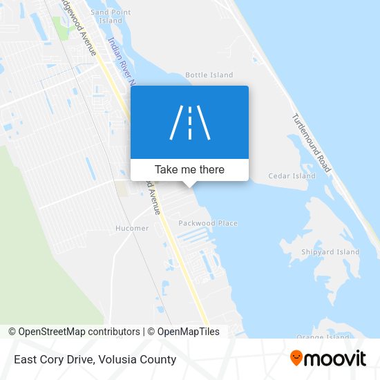 Mapa de East Cory Drive