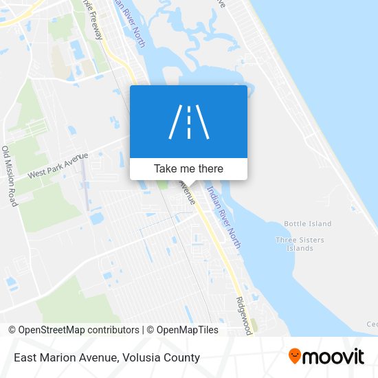 East Marion Avenue map