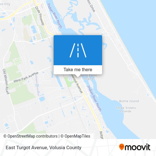 Mapa de East Turgot Avenue