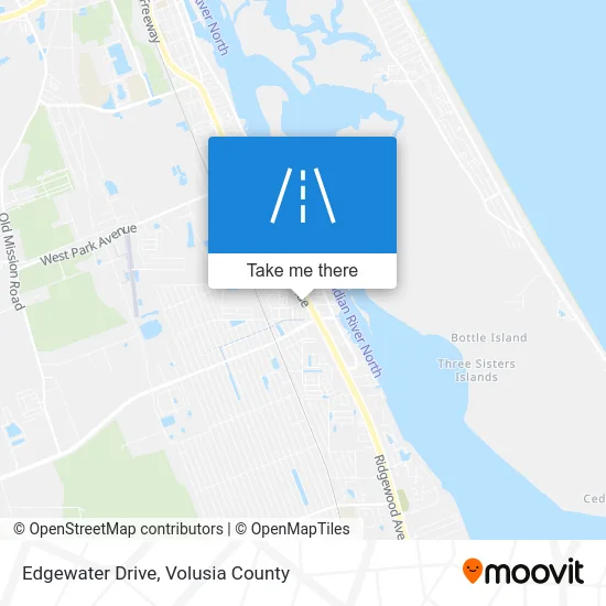 Edgewater Drive map