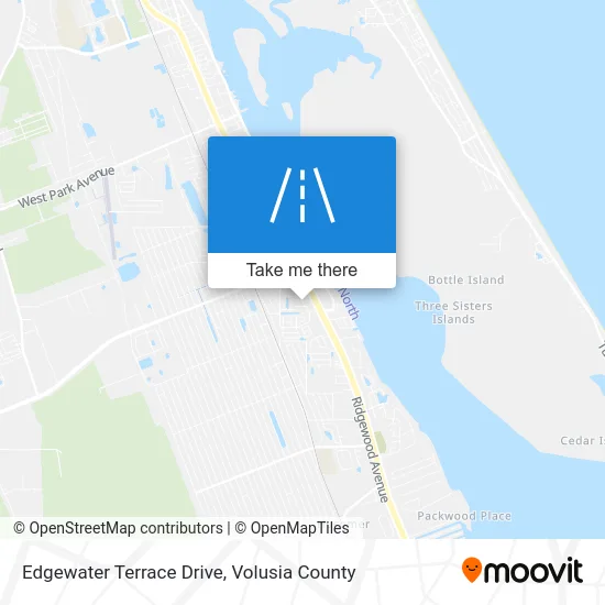 Edgewater Terrace Drive map