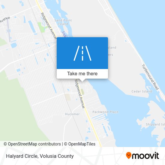 Halyard Circle map