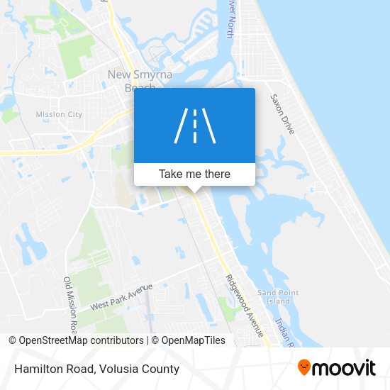 Hamilton Road map