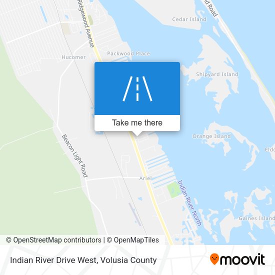 Mapa de Indian River Drive West