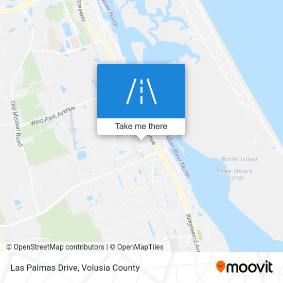 Las Palmas Drive map