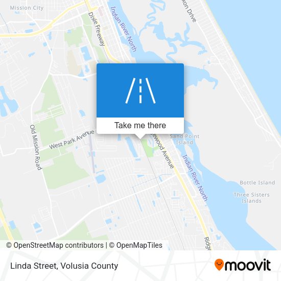 Linda Street map
