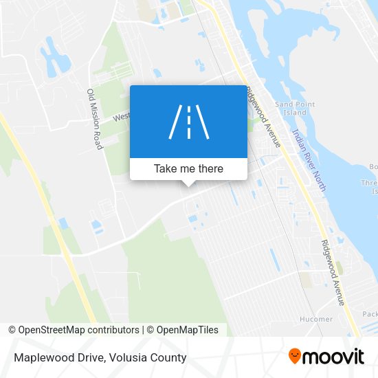 Maplewood Drive map