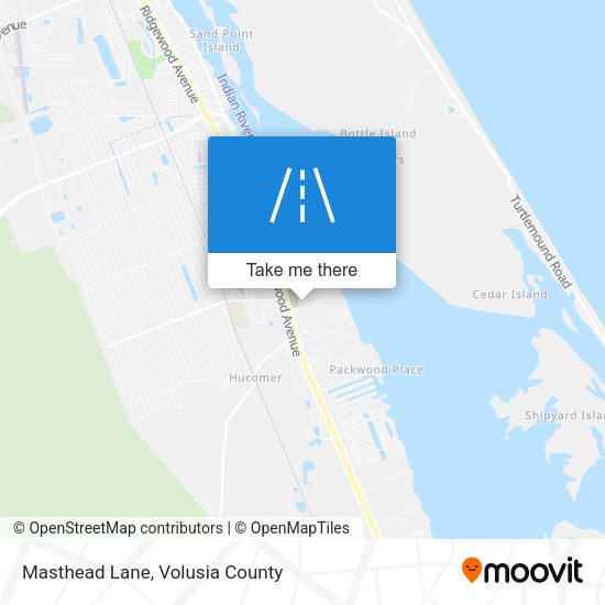 Masthead Lane map