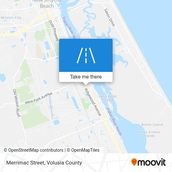 Merrimac Street map