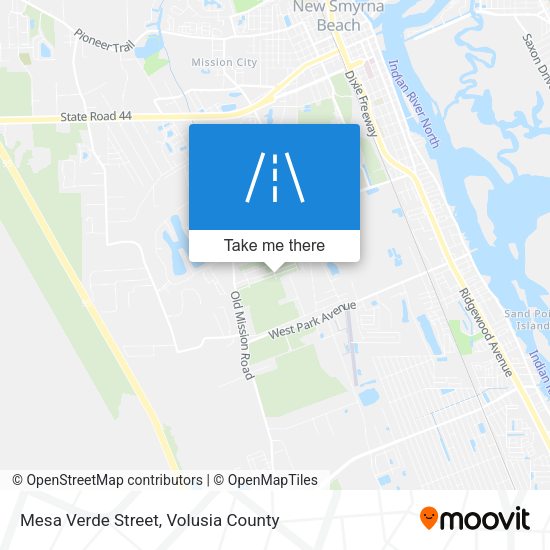Mesa Verde Street map