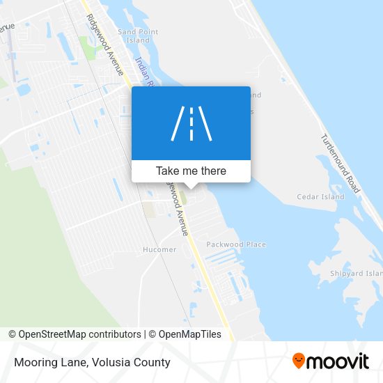 Mooring Lane map