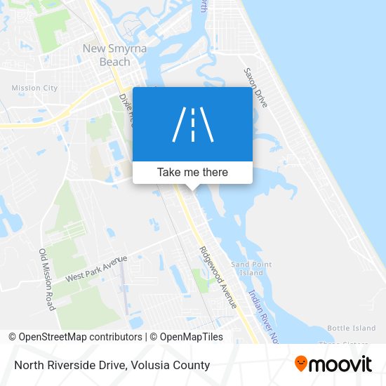 North Riverside Drive map